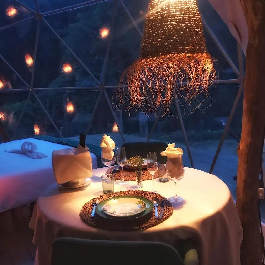 Luxury tent Domo Suites Masia Cal Geperut Badalona Spain